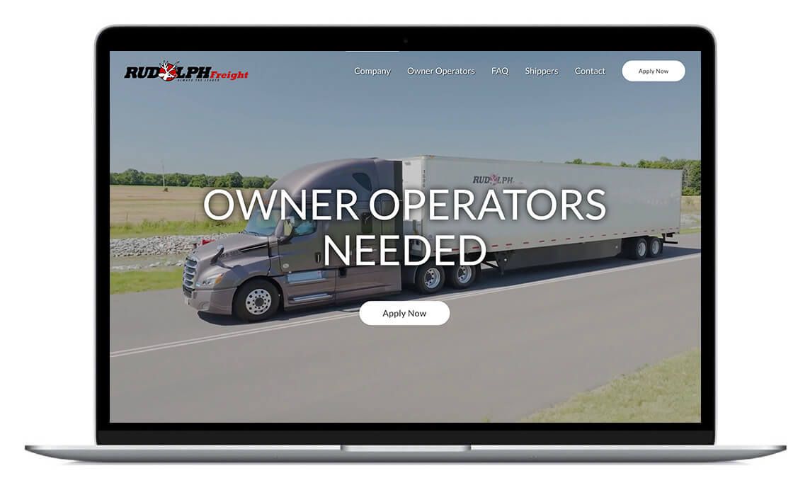 Rudolph Freight website