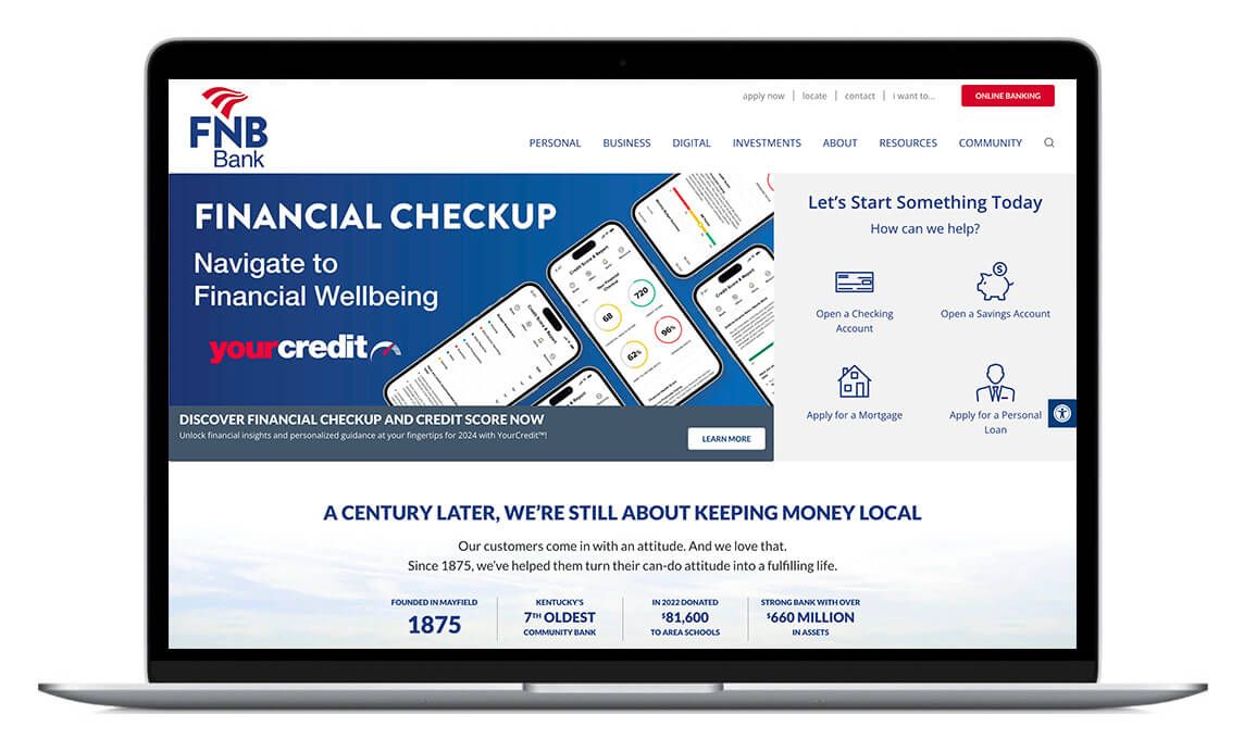 FNB Bank Website